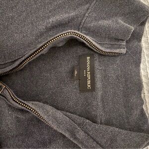 Banana Republic Charcoal Zip-Up Jacket